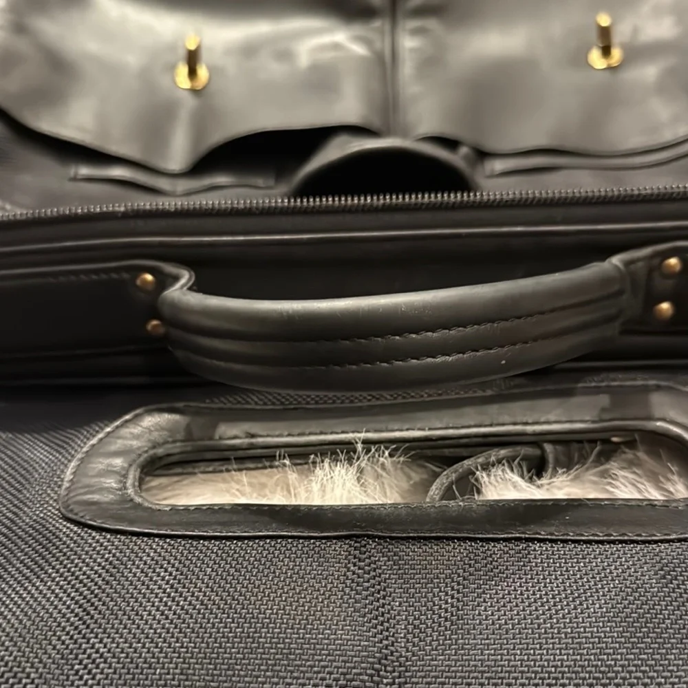 Vintage Coach Black Leather Men’s Briefcase pre-owned.